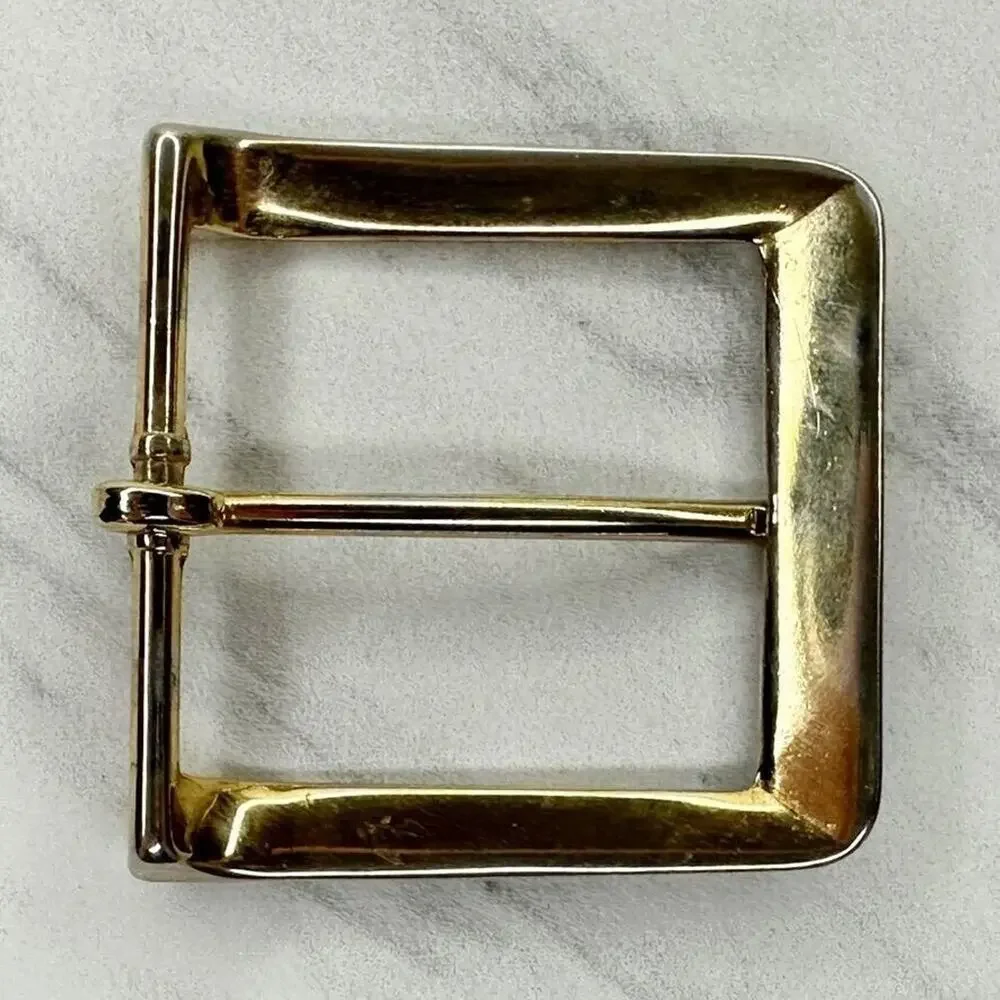 Gold Tone Simple Basic Belt Buckle